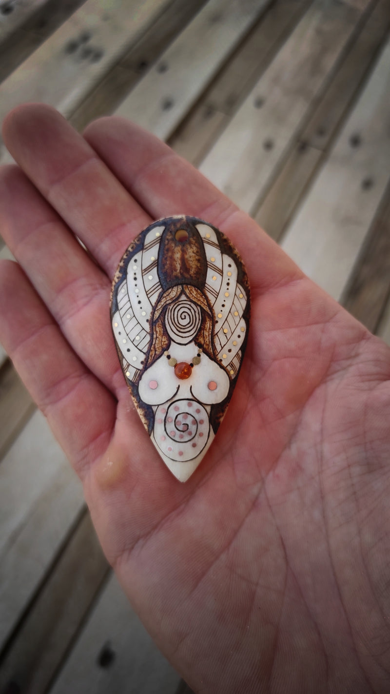 Abundance Goddess Statement Pendant