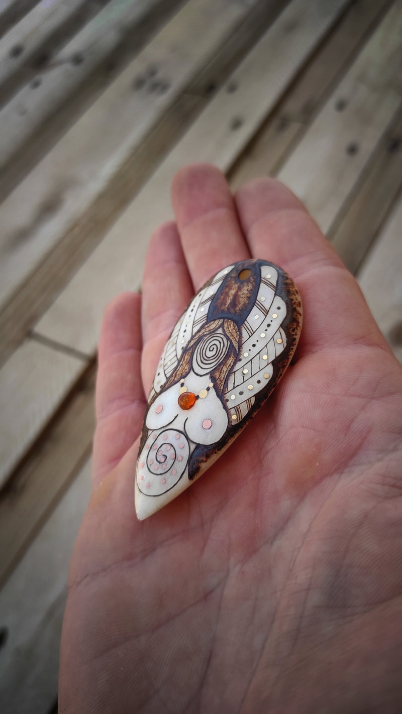 Abundance Goddess Statement Pendant