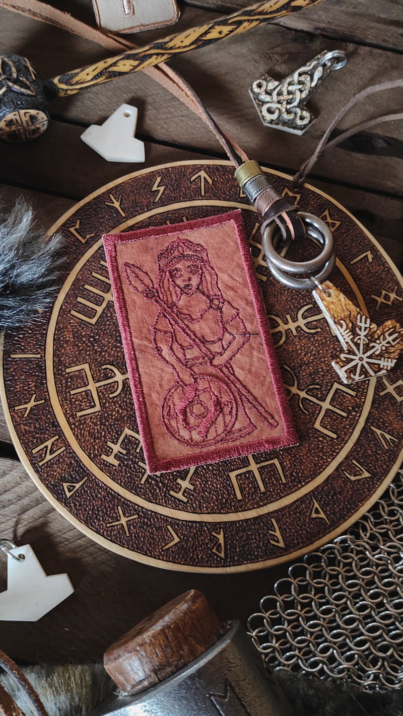 Freyja Nature Dyed Patch Altar Votive