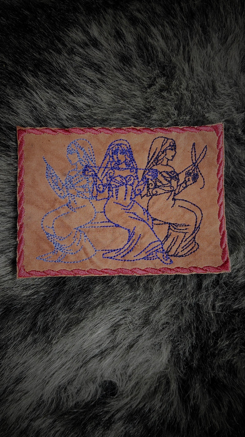 Hand Dyed Norns Nornir Patch