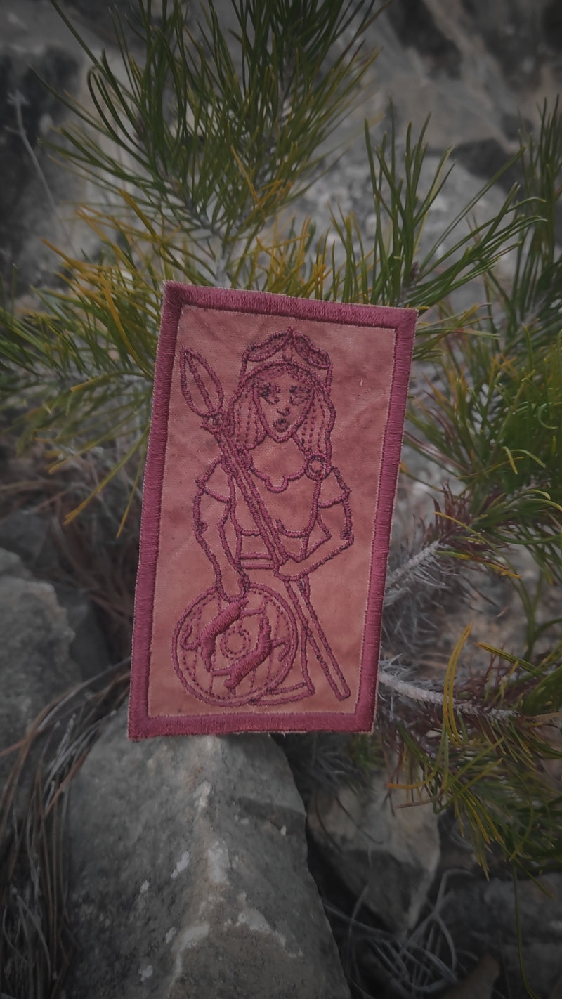 Freyja Nature Dyed Patch Altar Votive