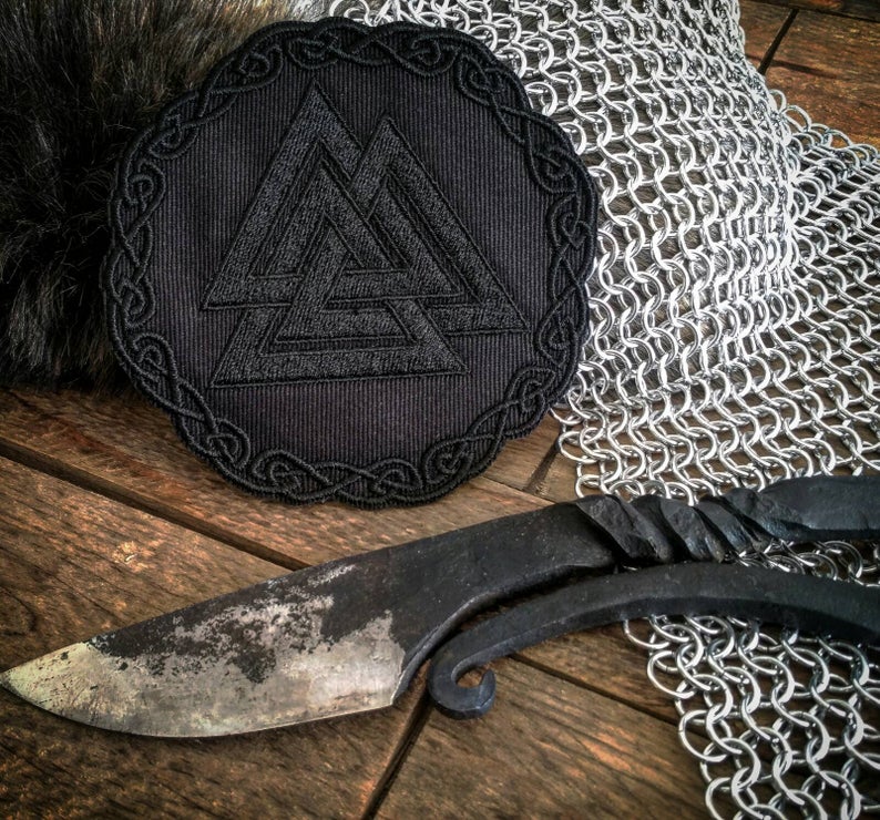 Black Magic Valknut Patch